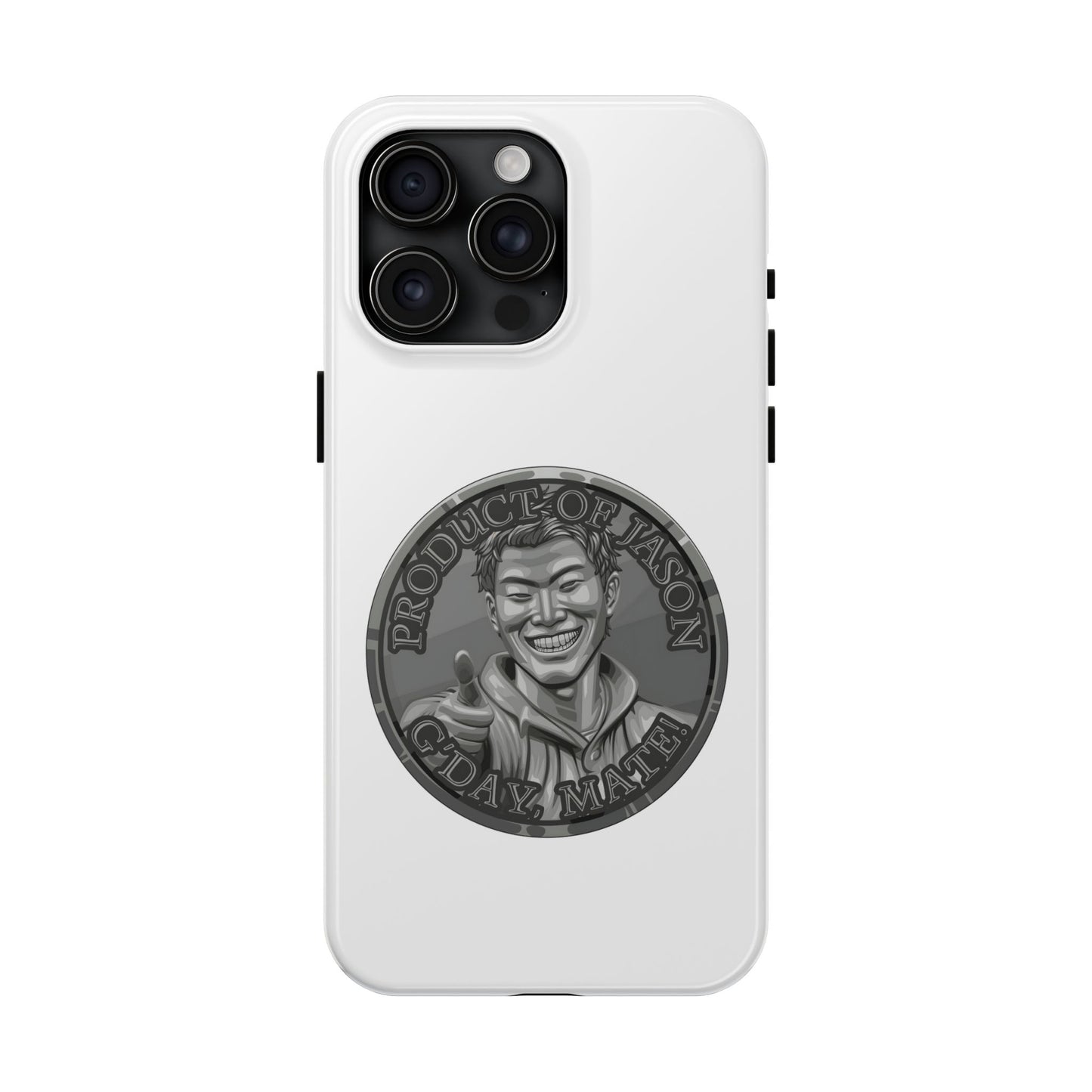 iPhone and Samsung Iron Spirit Coin Tough Phone Case - Durable Protection