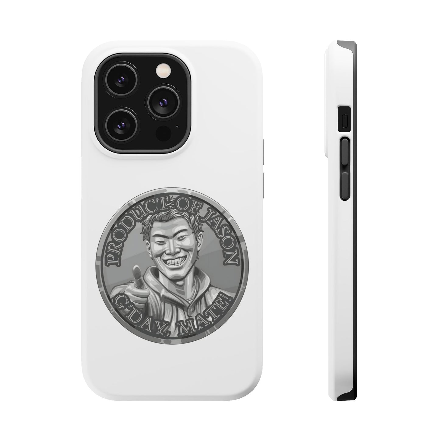 Silver Spirit Coin MagSafe Magnetic Tough Case