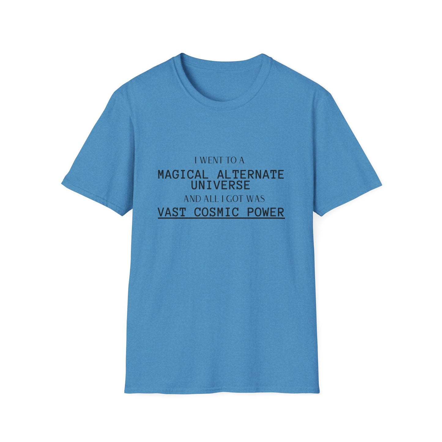 He Who Fights With Monsters Fan Fiction T-Shirt Silver Rank I went to a MAGICAL ALTERNATE UNIVERSE and all I got was vast cosmic power