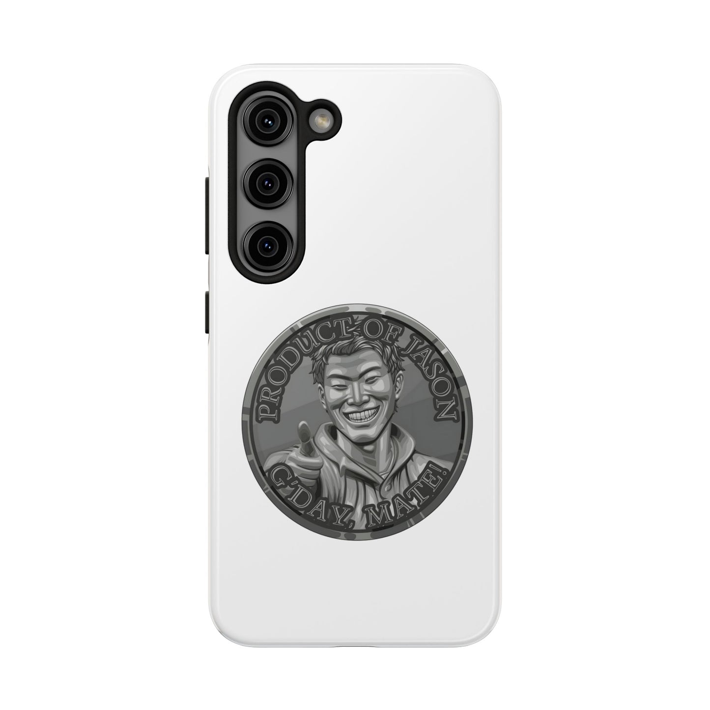iPhone and Samsung Iron Spirit Coin Tough Phone Case - Durable Protection