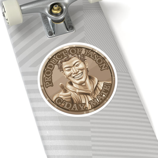 (Indoor) Bronze Spirit Coin Sticker of He Who Fights With Monsters Jason Asano Bronze Coin Sticker G'day Mate Product of Jason Sticker Bronze Rank