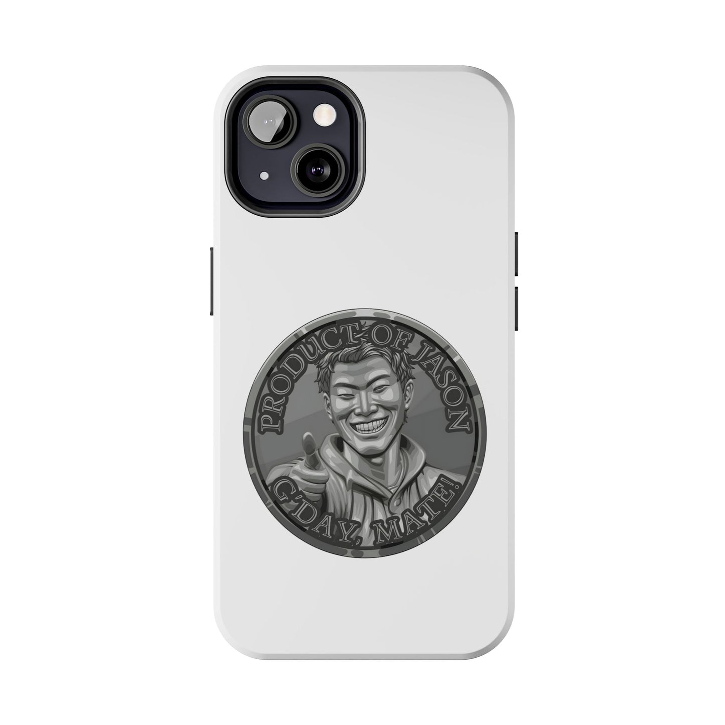 iPhone and Samsung Iron Spirit Coin Tough Phone Case - Durable Protection