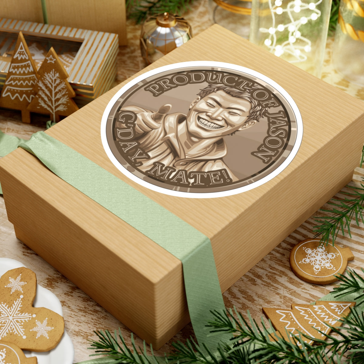(Indoor) Bronze Spirit Coin Sticker of He Who Fights With Monsters Jason Asano Bronze Coin Sticker G'day Mate Product of Jason Sticker Bronze Rank