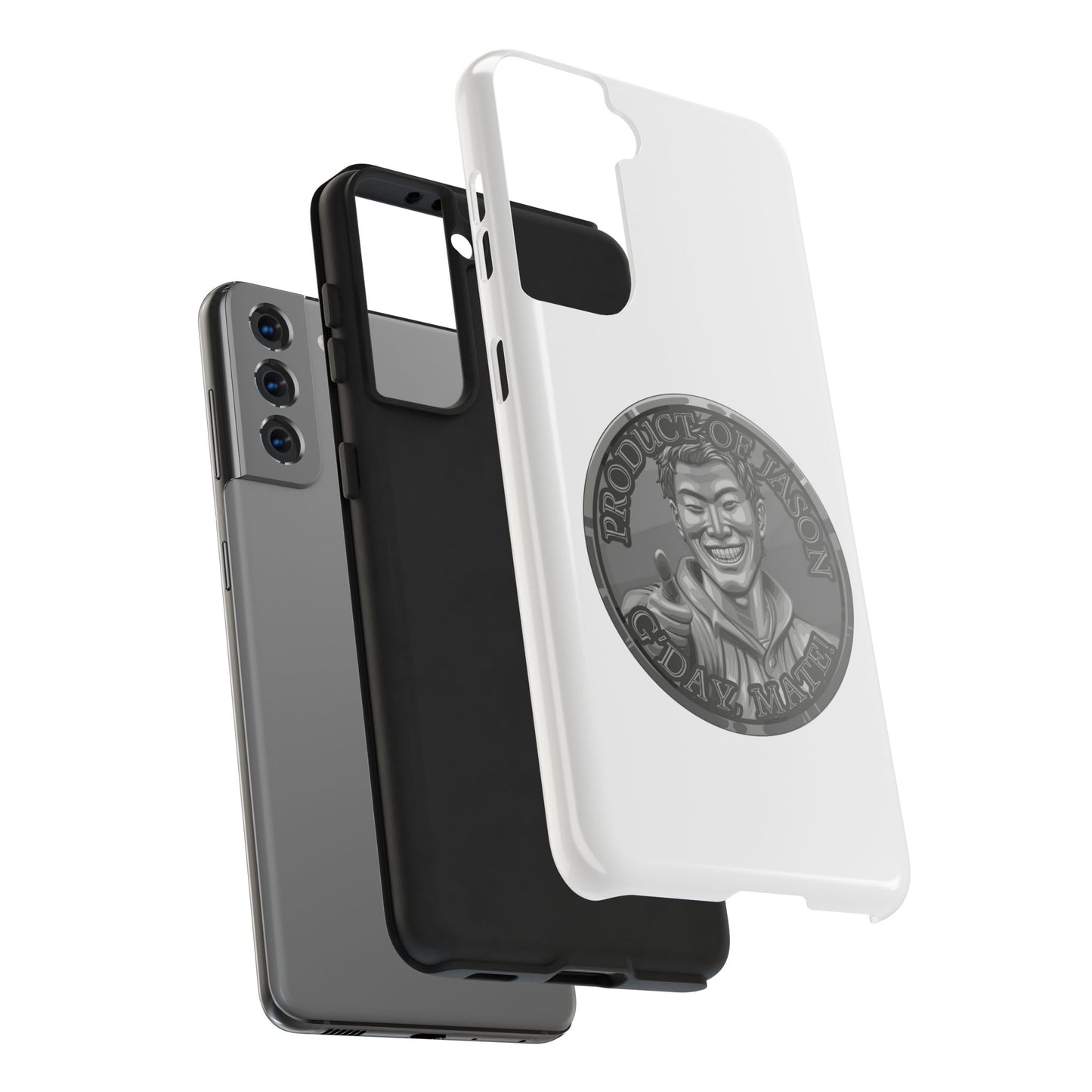 iPhone and Samsung Iron Spirit Coin Tough Phone Case - Durable Protection