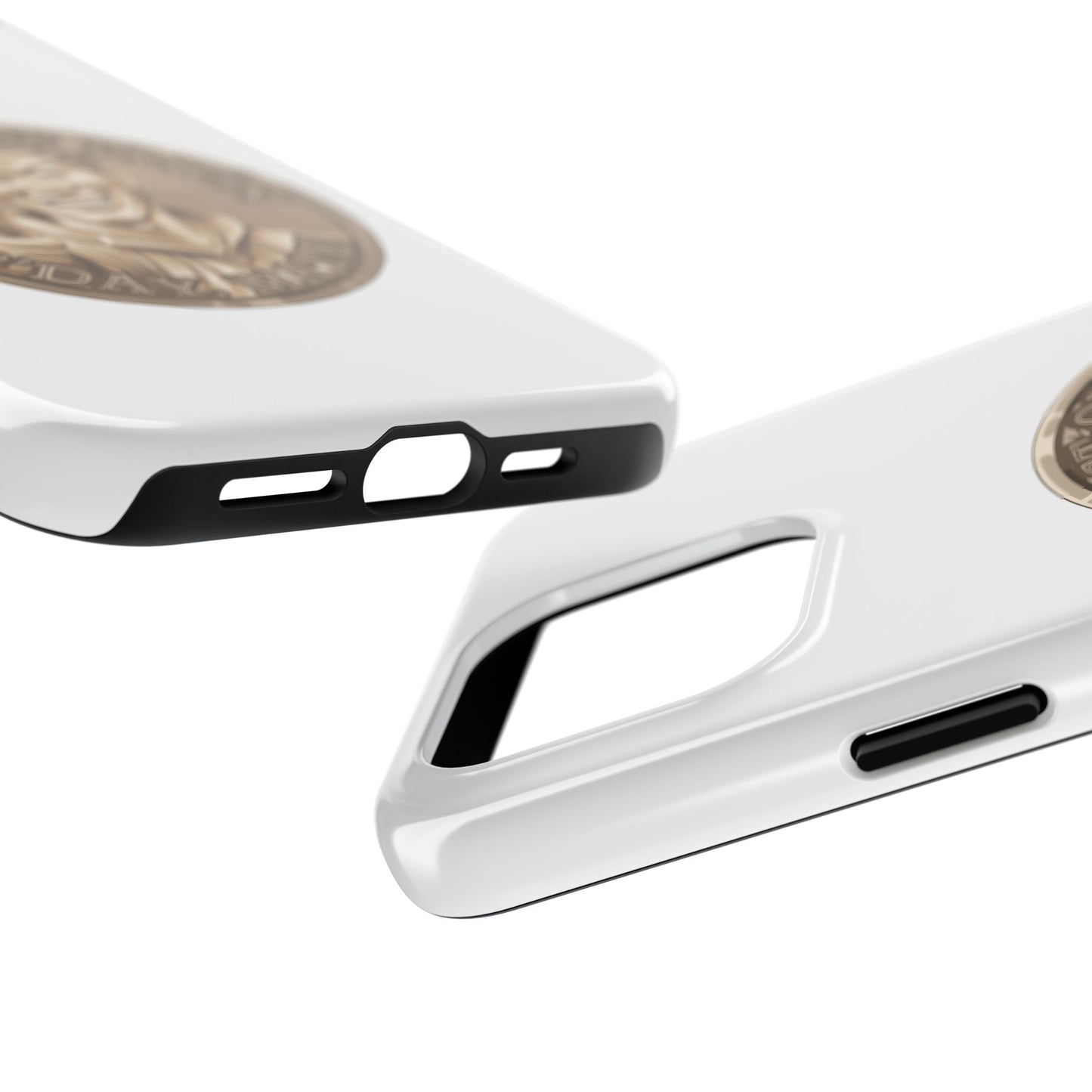 iPhone and Samsung Bronze Spirit Coin Tough Phone Case - Durable Protection