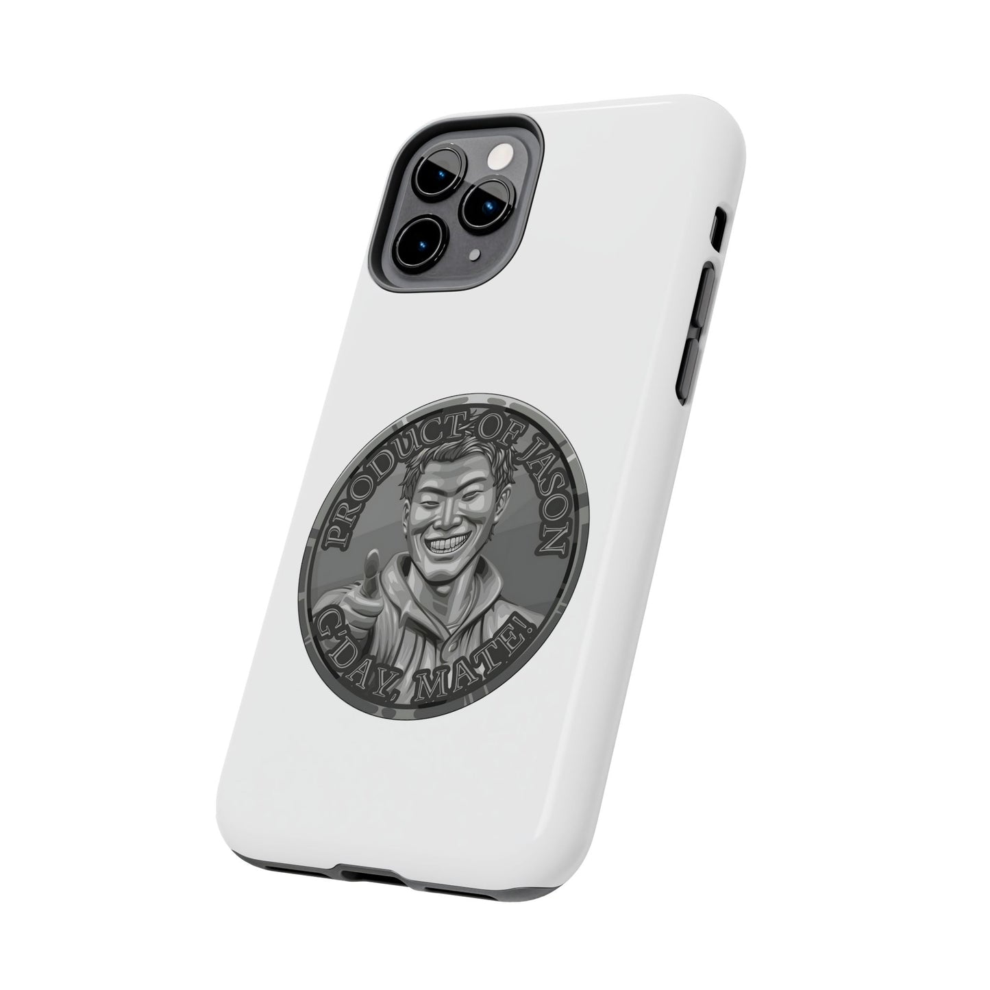 iPhone and Samsung Iron Spirit Coin Tough Phone Case - Durable Protection