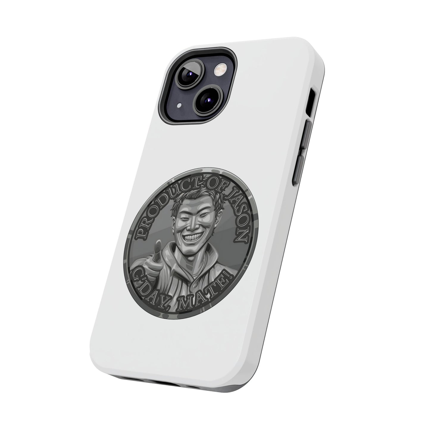 iPhone and Samsung Iron Spirit Coin Tough Phone Case - Durable Protection