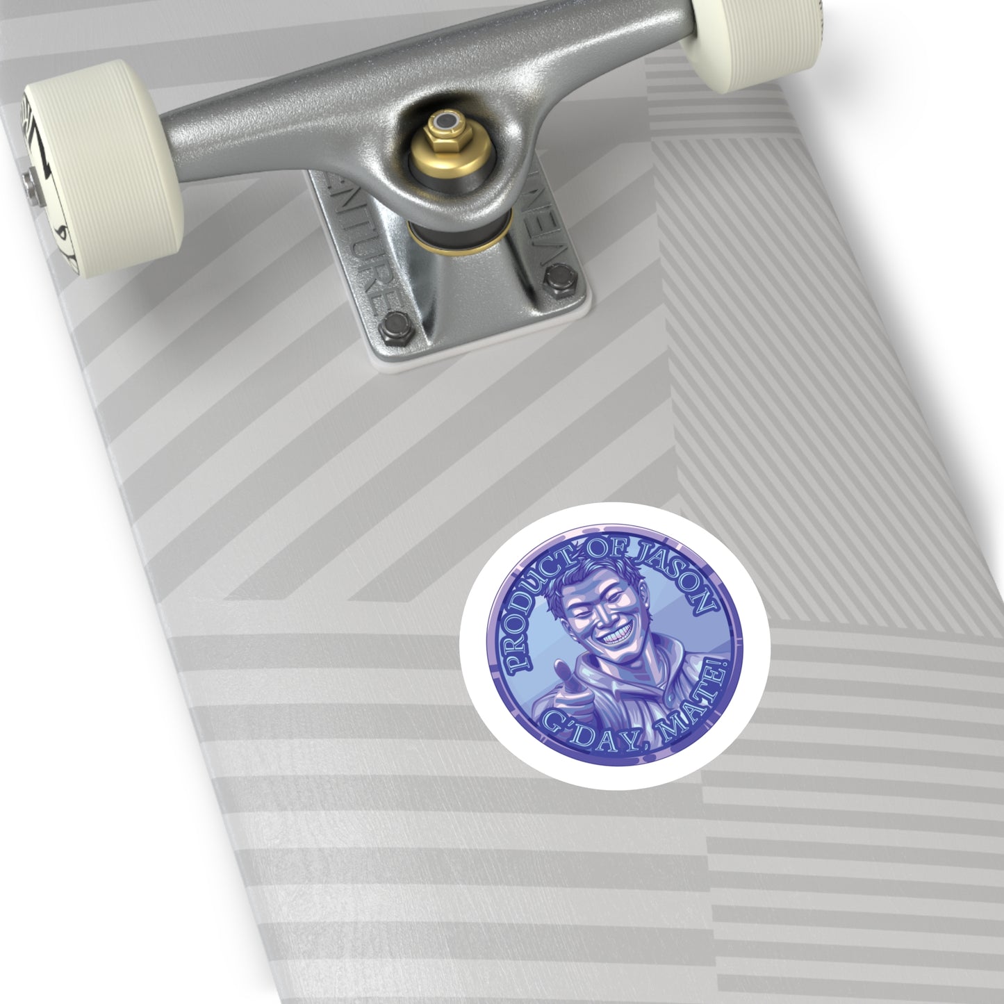 (Indoor/Outdoor) Product of Jason, G'day Mate Diamond Rank Spirit Coin Sticker HWFWM Fan Merch Fan Designed Spirit Coin Stickere He Who Fights with Monsters