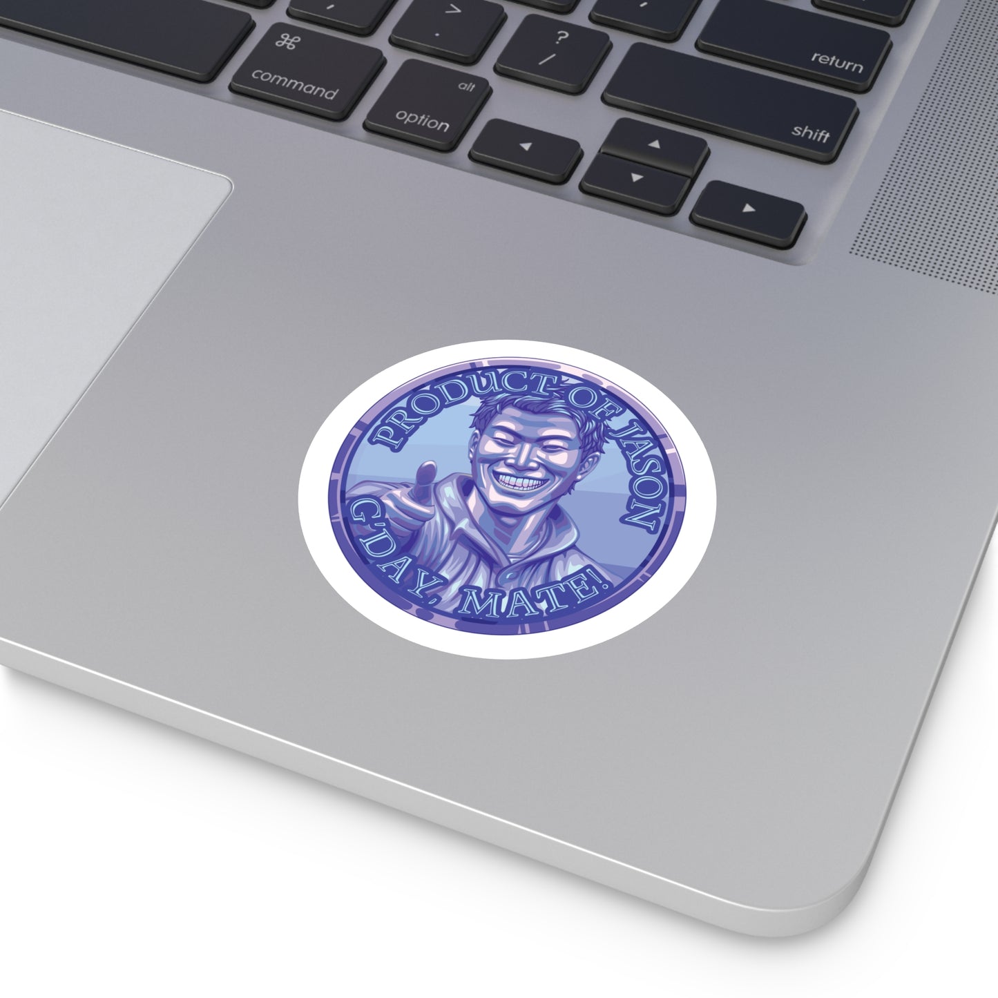 (Indoor/Outdoor) Product of Jason, G'day Mate Diamond Rank Spirit Coin Sticker HWFWM Fan Merch Fan Designed Spirit Coin Stickere He Who Fights with Monsters