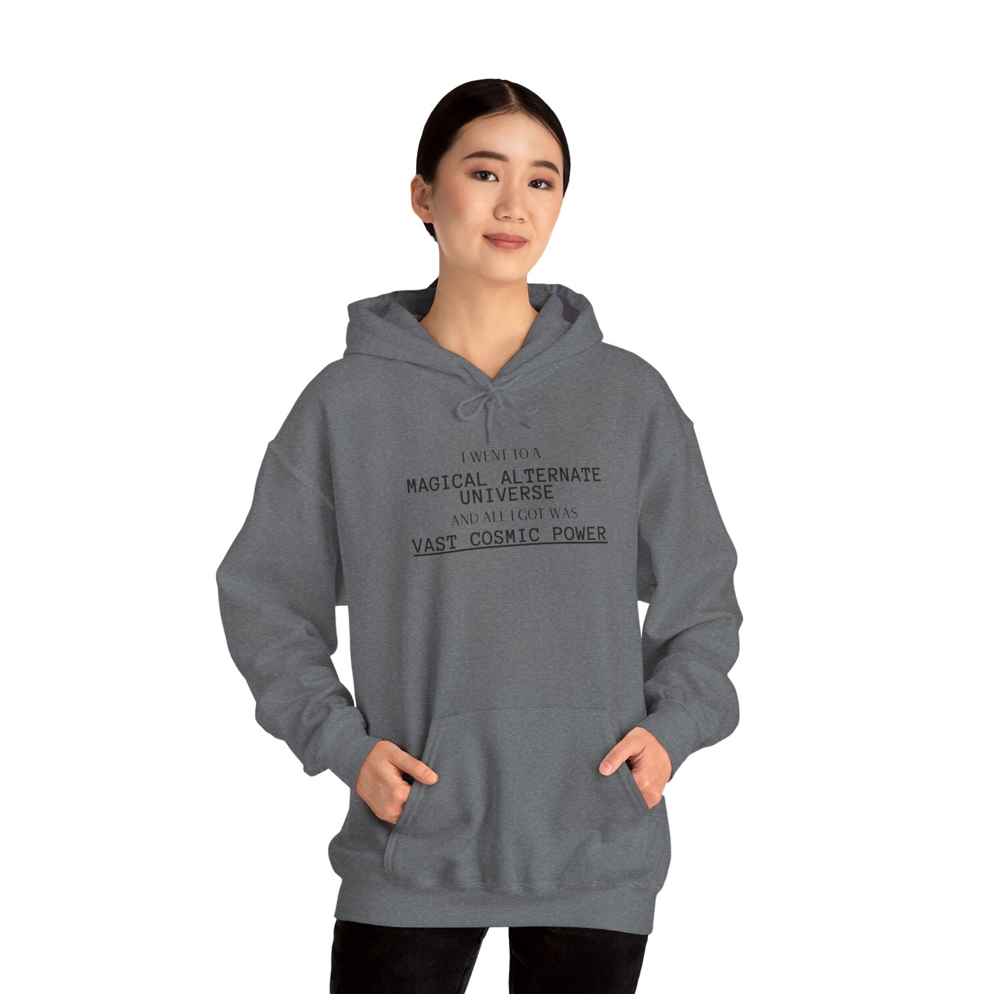 Silver Rank He Who Fights With Monsters Fan Fiction Hoodie I went to a MAGICAL ALTERNATE UNIVERSE and all I got was Vast Cosmic Power
