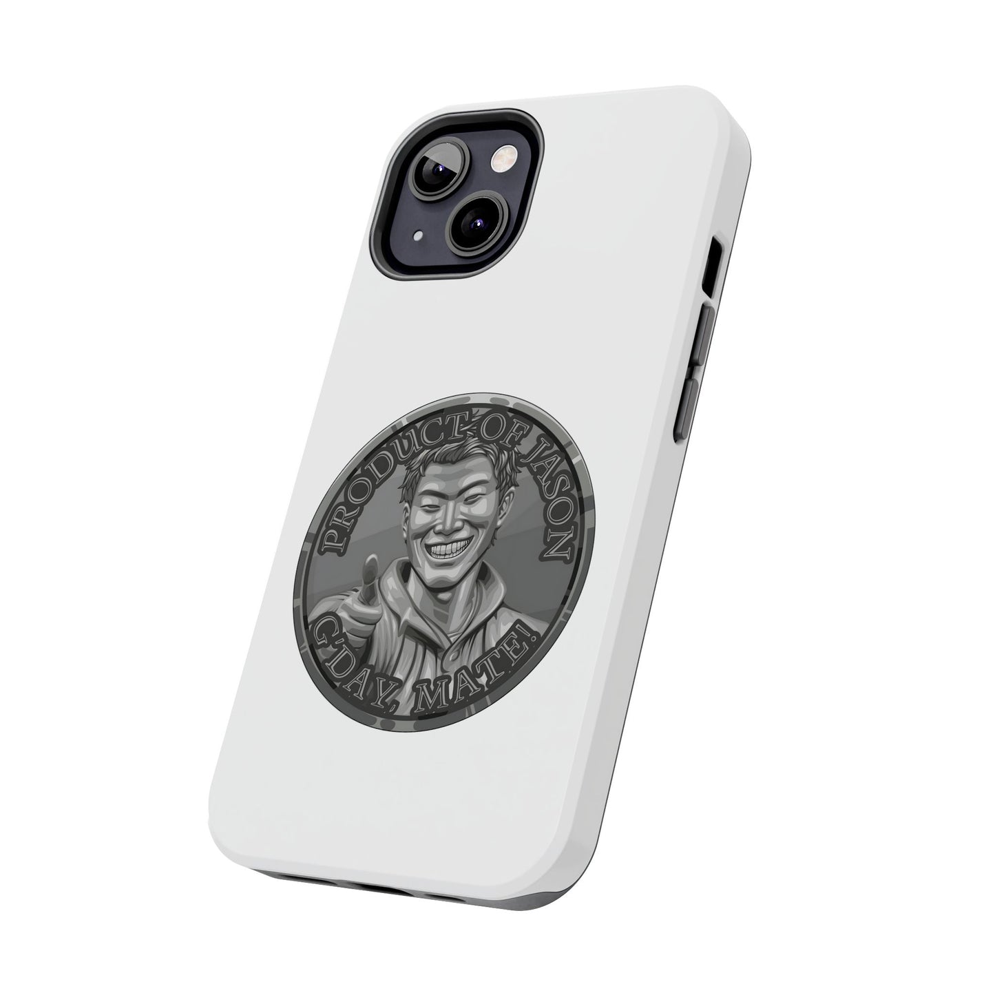 iPhone and Samsung Iron Spirit Coin Tough Phone Case - Durable Protection