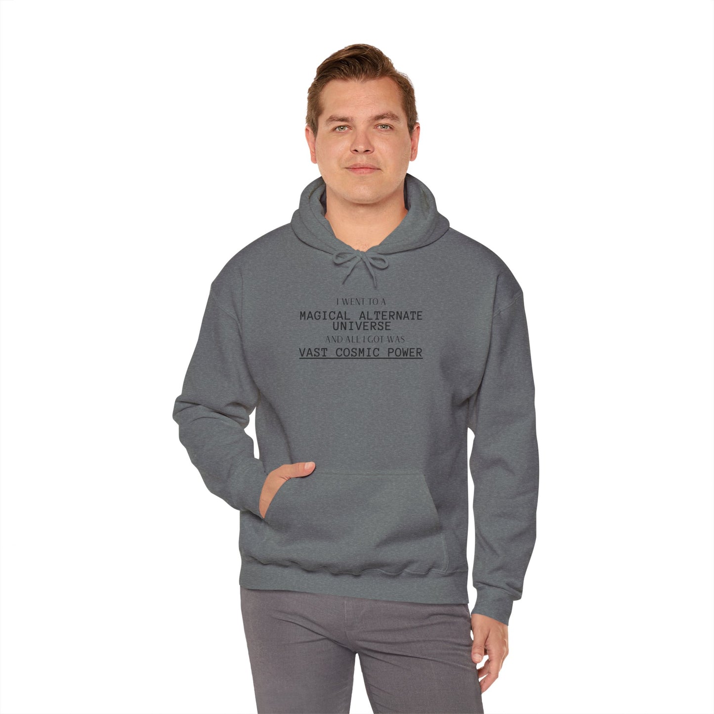 Silver Rank He Who Fights With Monsters Fan Fiction Hoodie I went to a MAGICAL ALTERNATE UNIVERSE and all I got was Vast Cosmic Power