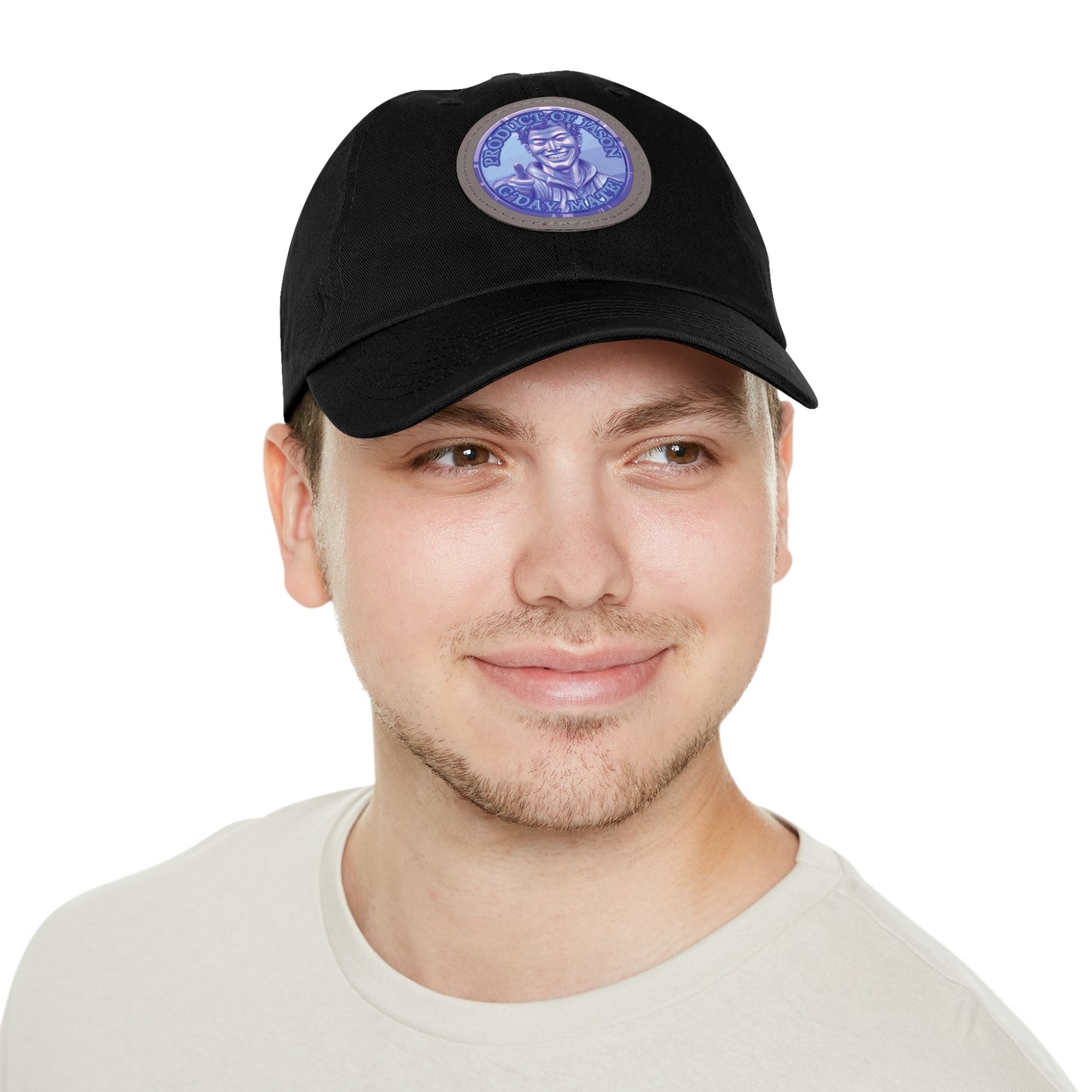 Diamond Spirit Coin Leather Patch Hat of He Who Fights With Monsters Jason Asano Diamond Coin Hat G'day Mate Product of Jason Ha ts