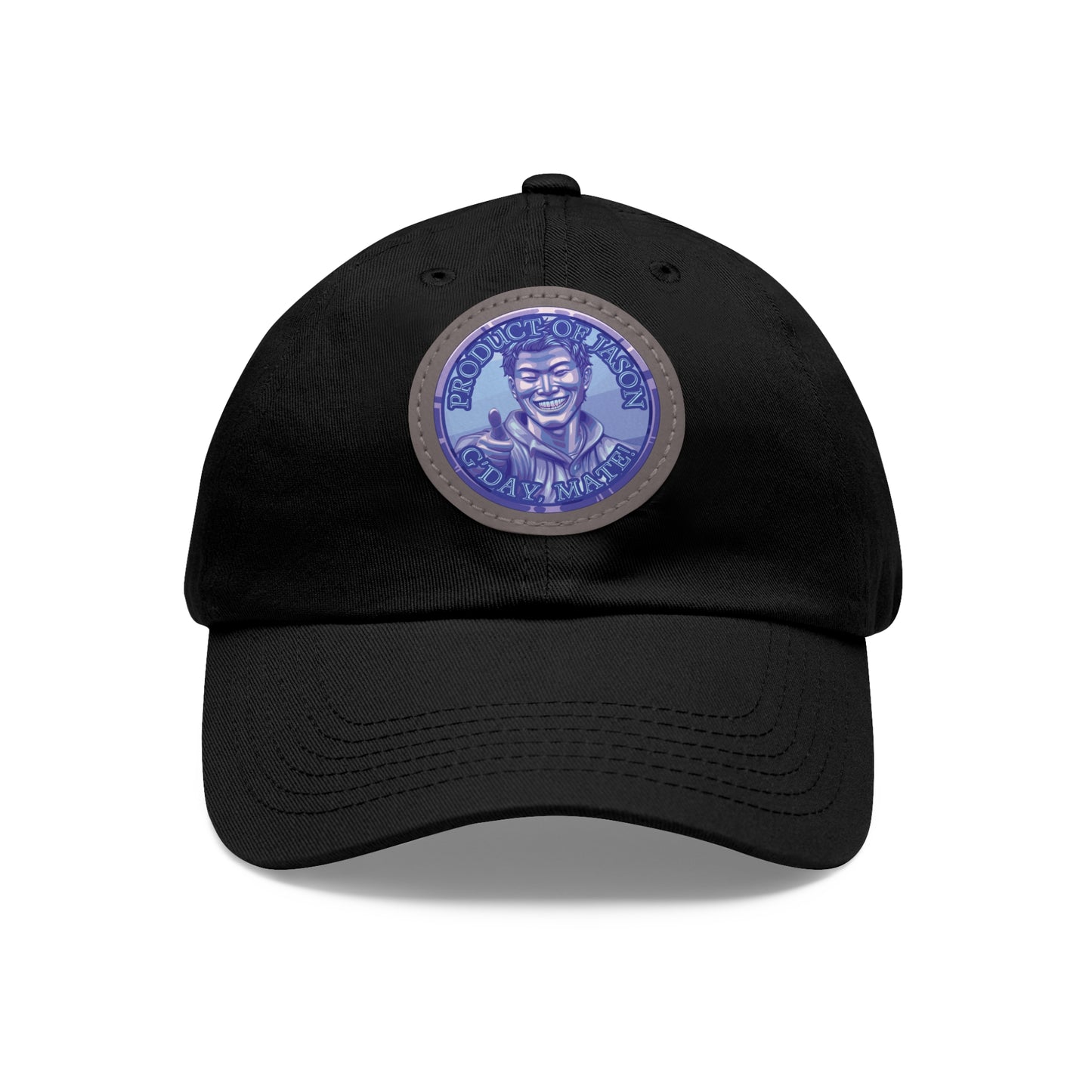 Diamond Spirit Coin Leather Patch Hat of He Who Fights With Monsters Jason Asano Diamond Coin Hat G'day Mate Product of Jason Ha ts