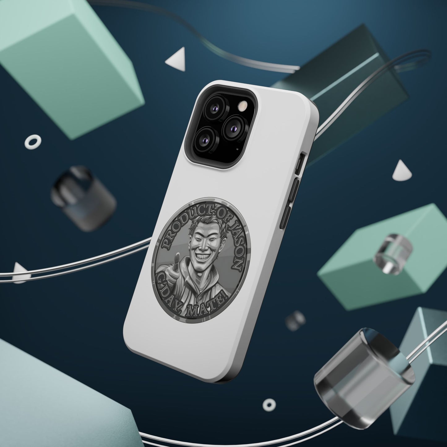 Silver Spirit Coin MagSafe Magnetic Tough Case