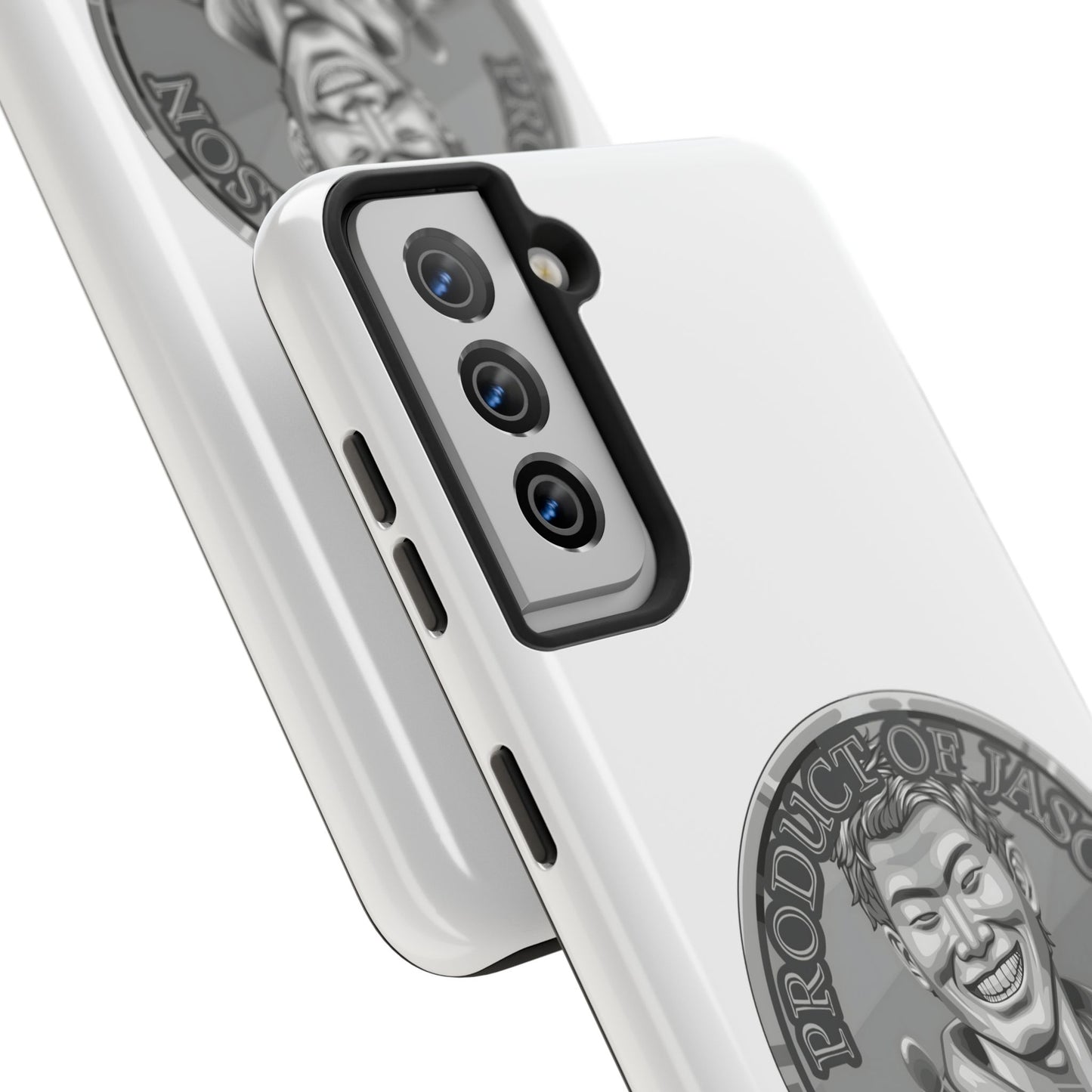 iPhone and Samsung Silver Spirit Coin Tough Phone Case - Durable Protection