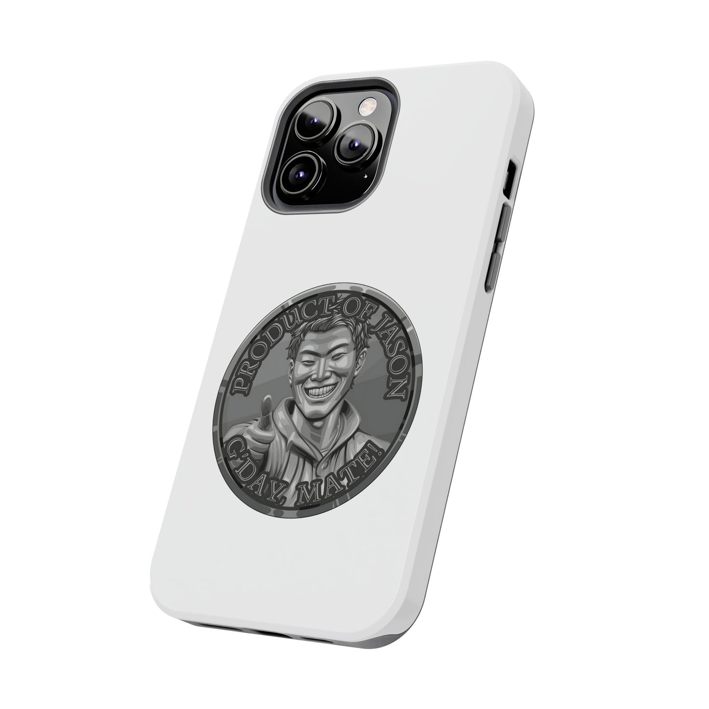 iPhone and Samsung Iron Spirit Coin Tough Phone Case - Durable Protection