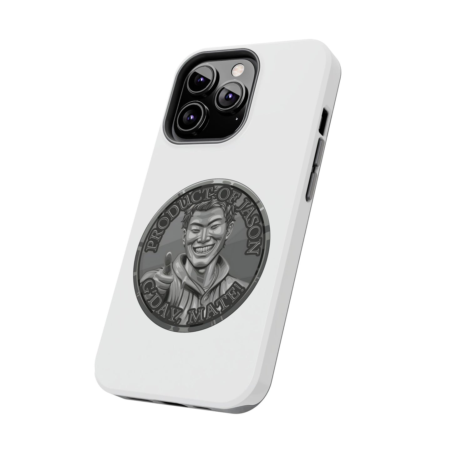 iPhone and Samsung Iron Spirit Coin Tough Phone Case - Durable Protection