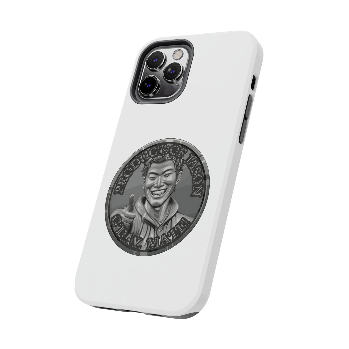 iPhone and Samsung Iron Spirit Coin Tough Phone Case - Durable Protection