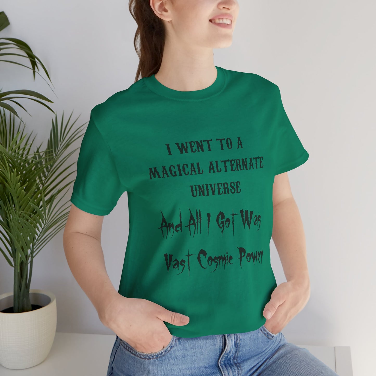 Diamond Spirit Coin I Went to a Magical Alternate Universe and All I Got was Vast Cosmic Power T-Shirt He Who Fights With Monsters Asano