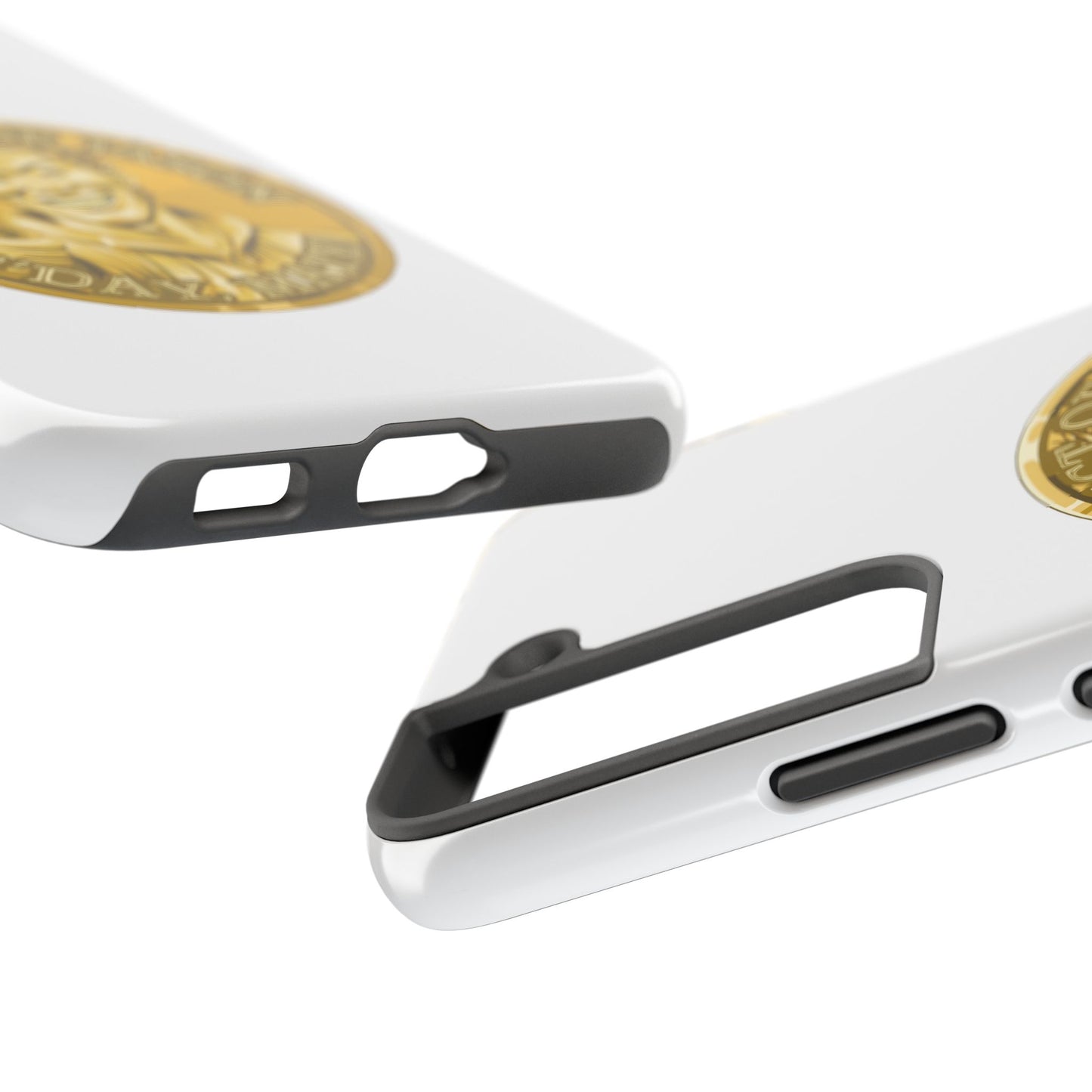 iPhone and Samsung Gold Spirit Coin Tough Phone Case - Durable Protection