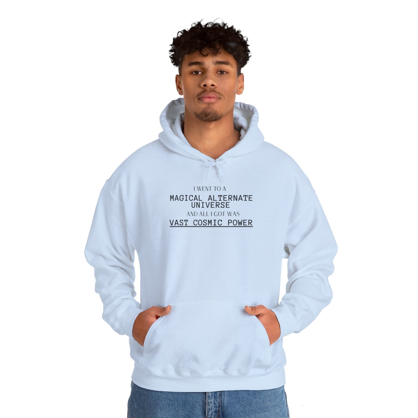 Iron Rank He Who Fights With Monsters Fan Fiction Hoodie I went to a MAGICAL ALTERNATE UNIVERSE and all I got was Vast Cosmic Power