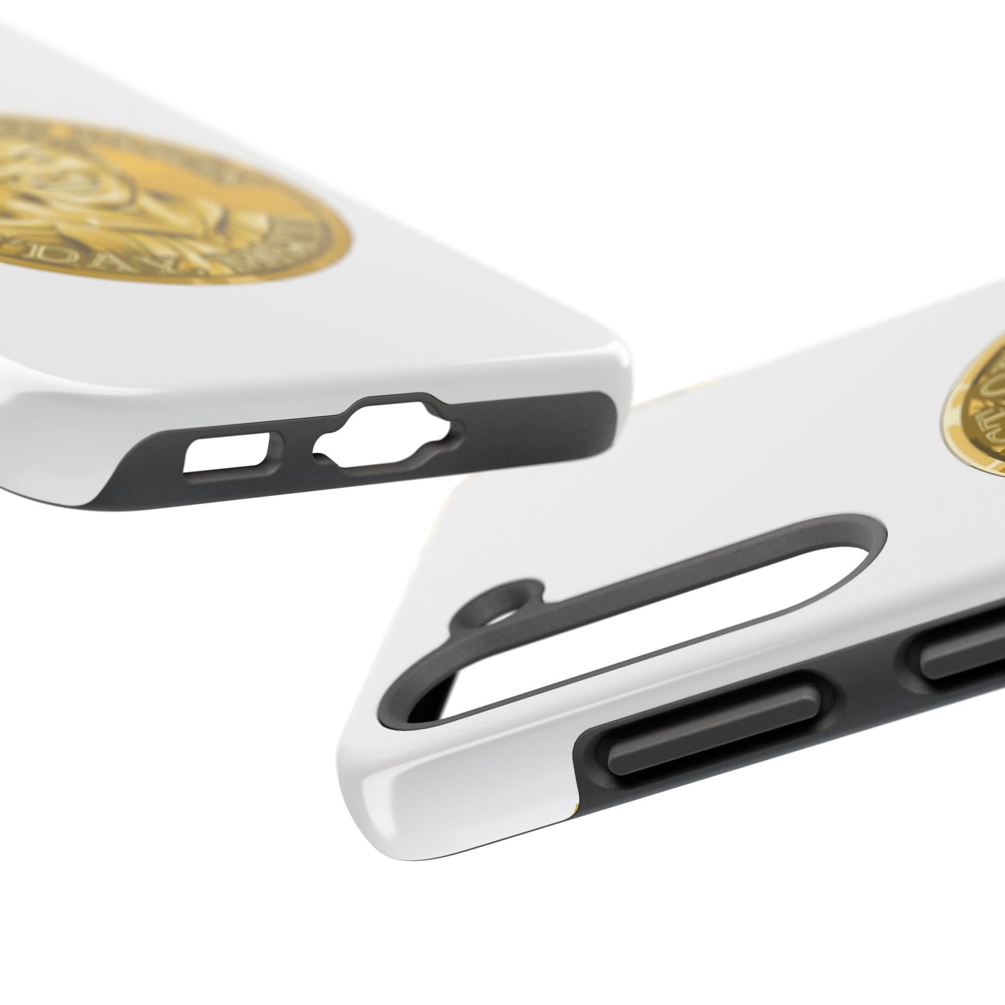 iPhone and Samsung Gold Spirit Coin Tough Phone Case - Durable Protection