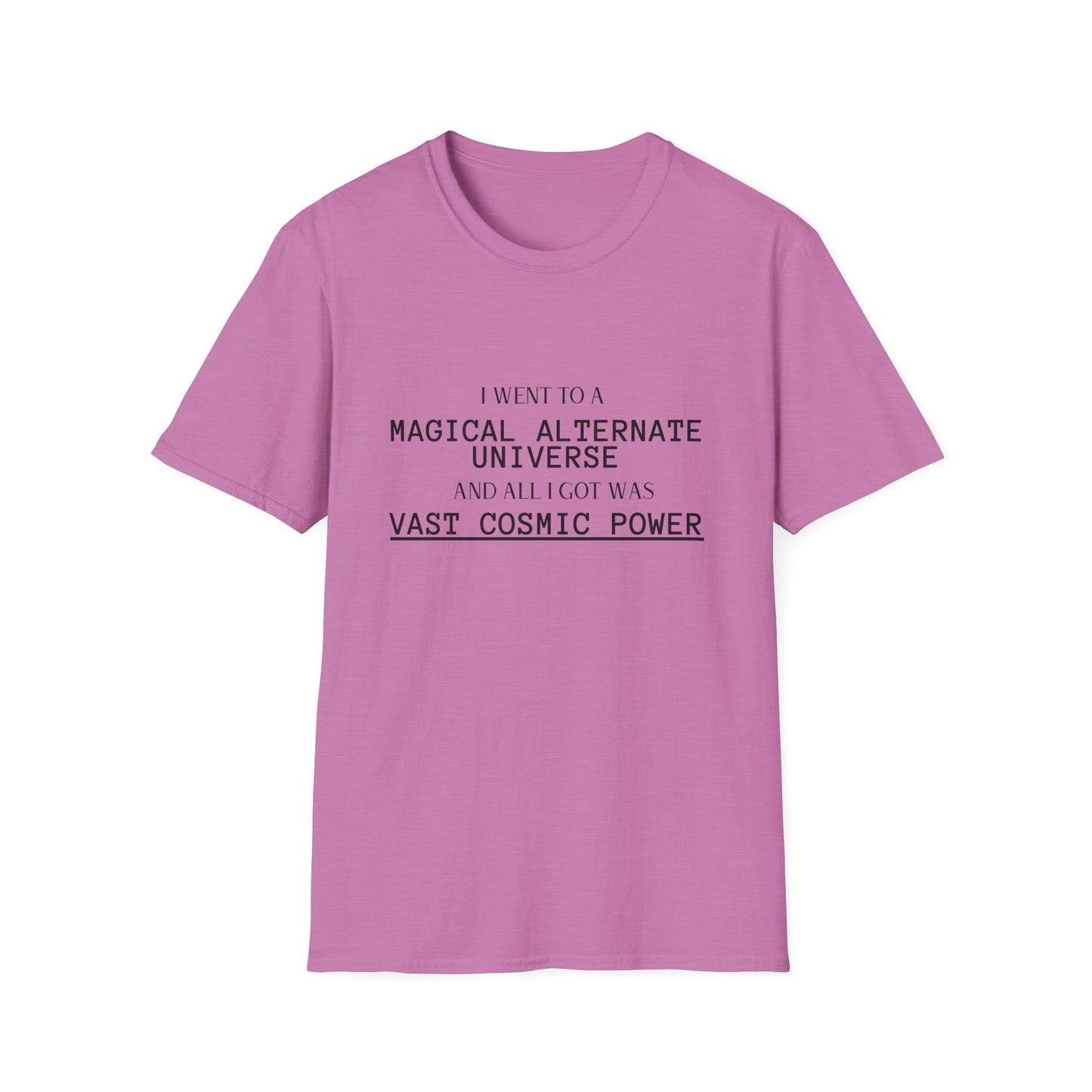 He Who Fights With Monsters Fan Fiction T-Shirt Gold Rank I went to a MAGICAL ALTERNATE UNIVERSE and all I got was vast cosmic power