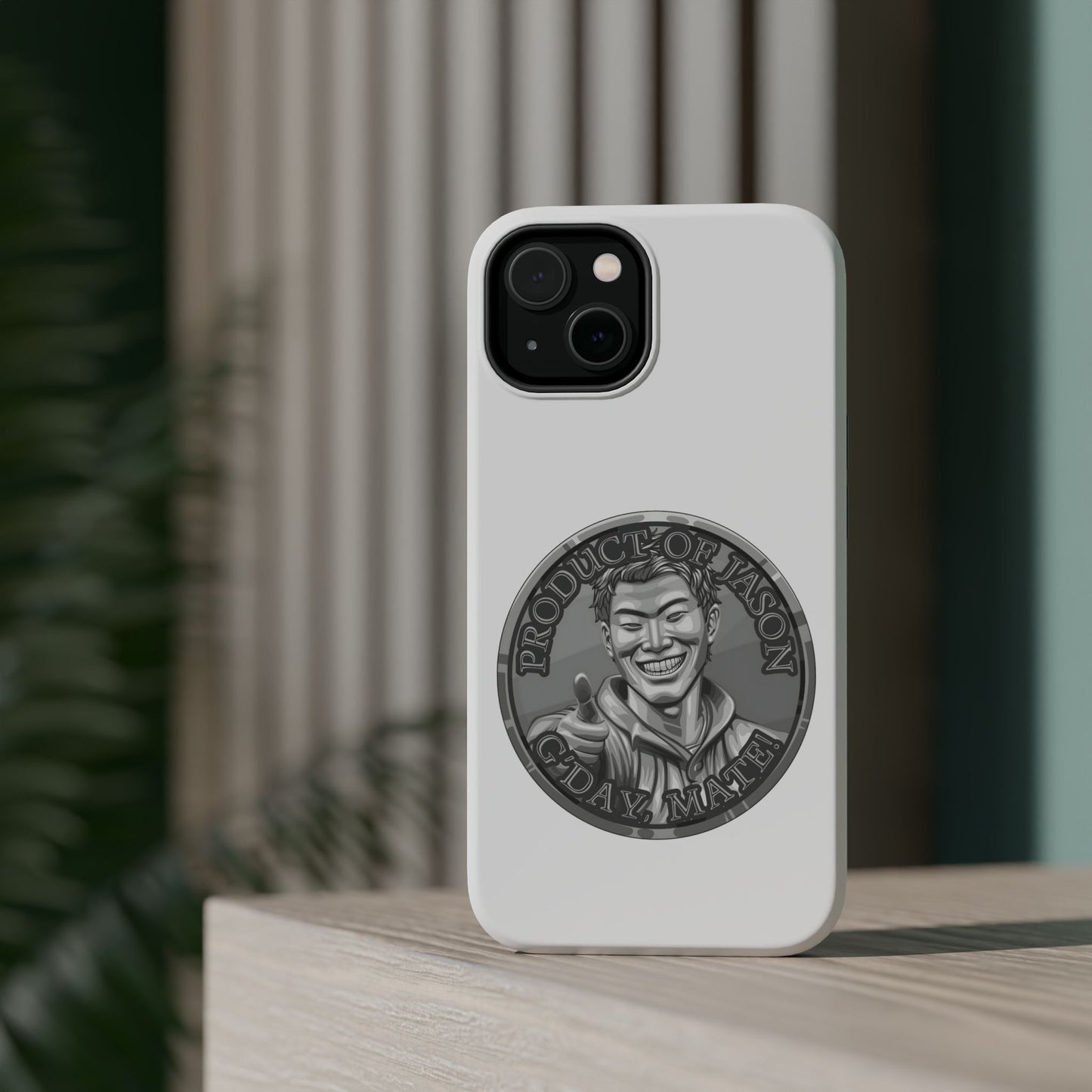 Silver Spirit Coin MagSafe Magnetic Tough Case