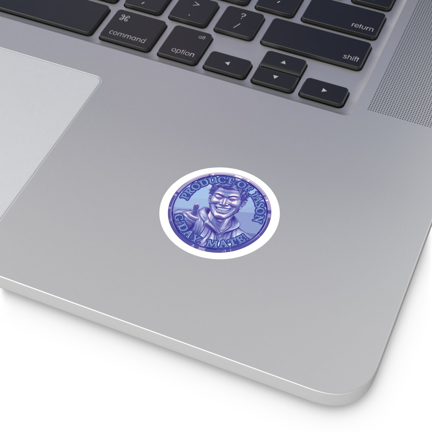 (Indoor/Outdoor) Product of Jason, G'day Mate Diamond Rank Spirit Coin Sticker HWFWM Fan Merch Fan Designed Spirit Coin Stickere He Who Fights with Monsters