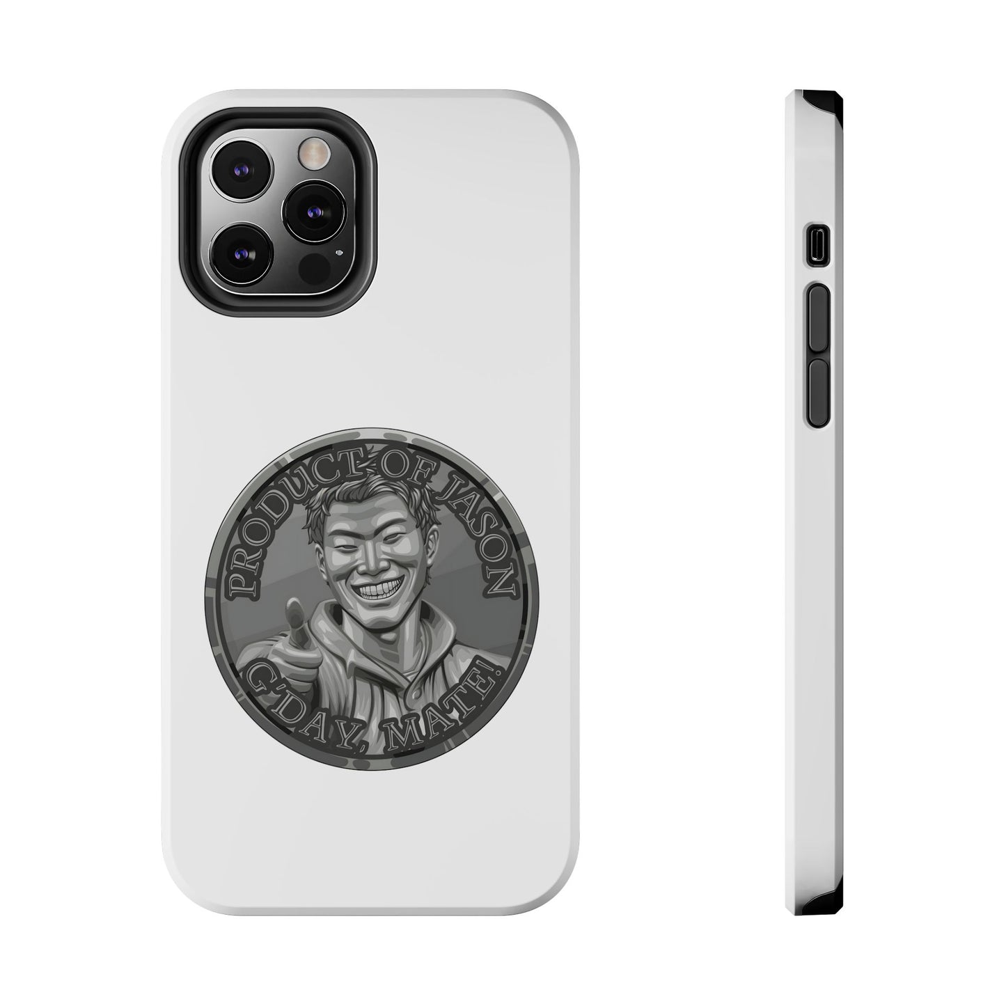 iPhone and Samsung Iron Spirit Coin Tough Phone Case - Durable Protection