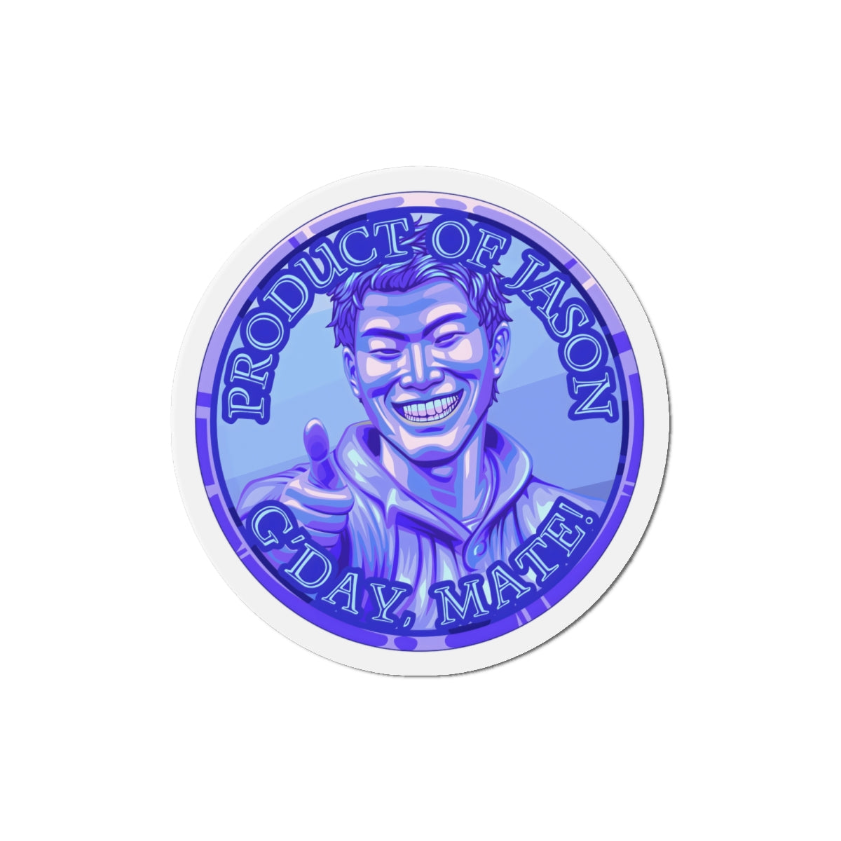 Diamond Spirit Coin Magnet of He Who Fights With Monsters Jason Asano Diamond G'day Mate Product of Jason Magnet Diamond Ranker Magnet