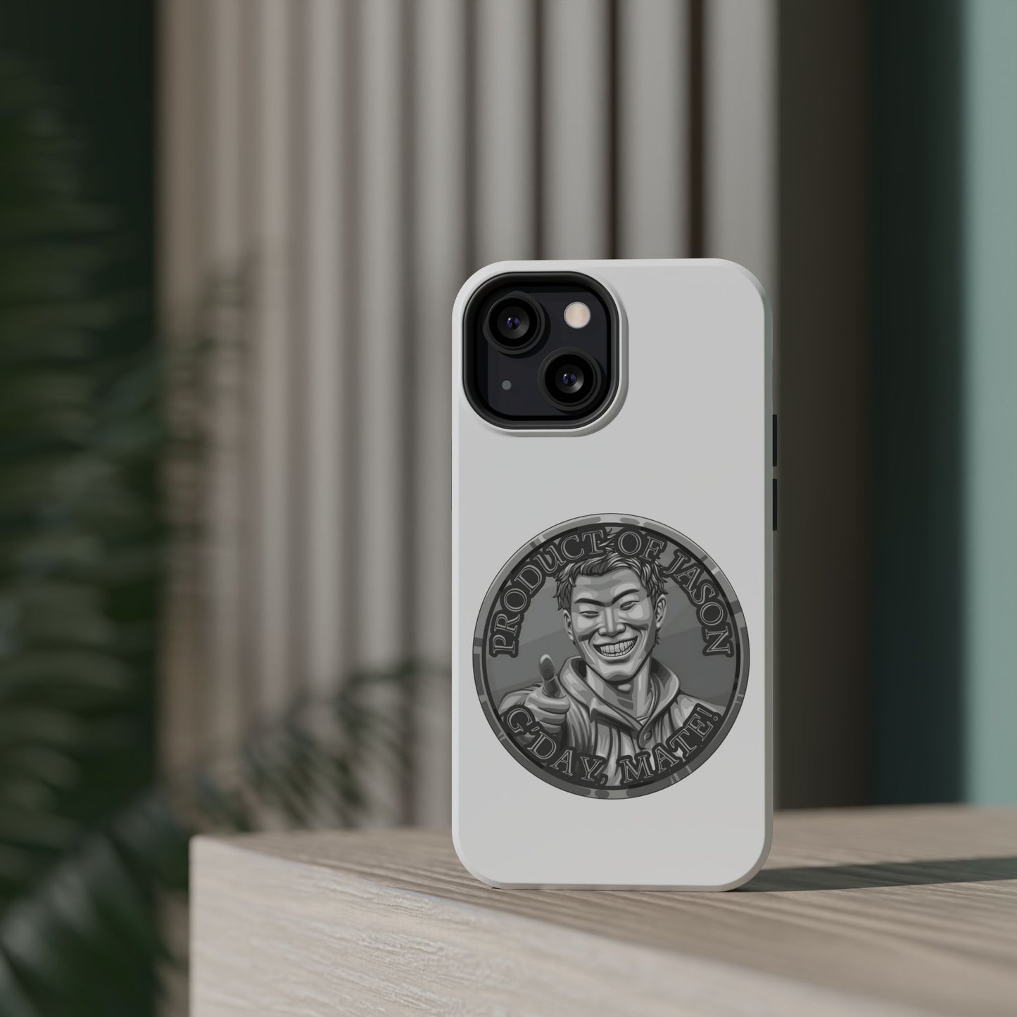 Silver Spirit Coin MagSafe Magnetic Tough Case