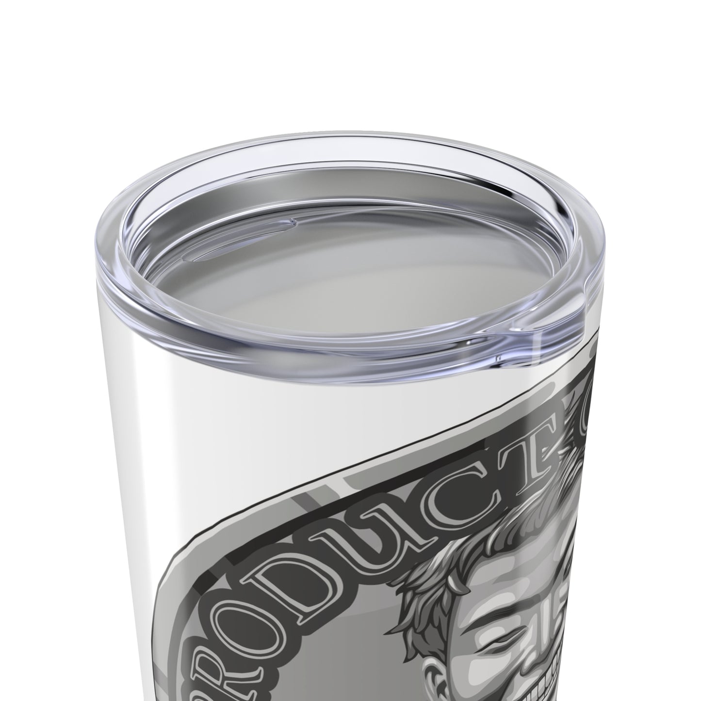 Silver Spirit Coin Tumbler 20oz of He Who Fights With Monsters Jason Asano Silver Coin Tumbler G'day Mate Product of Jason Tumbler