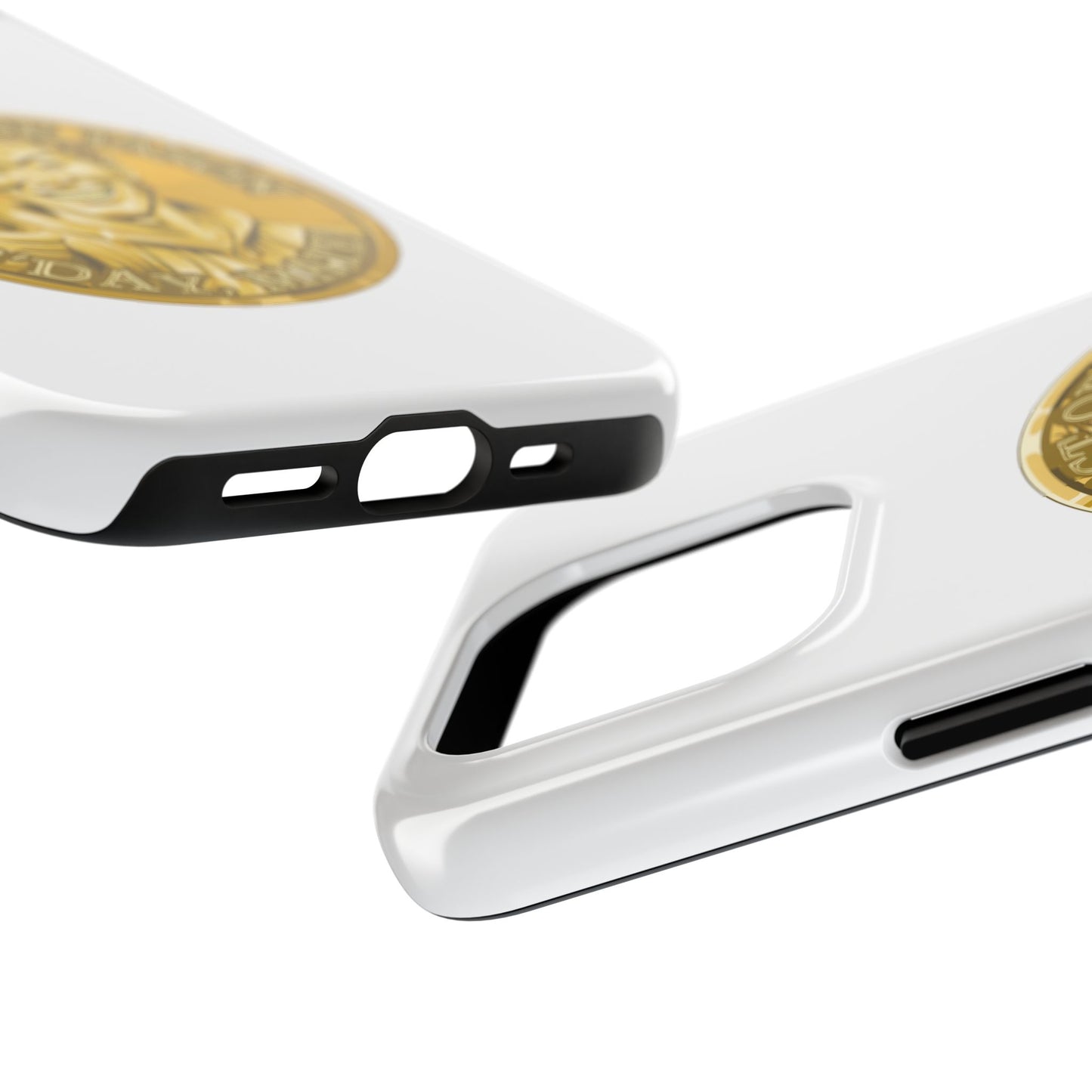 iPhone and Samsung Gold Spirit Coin Tough Phone Case - Durable Protection