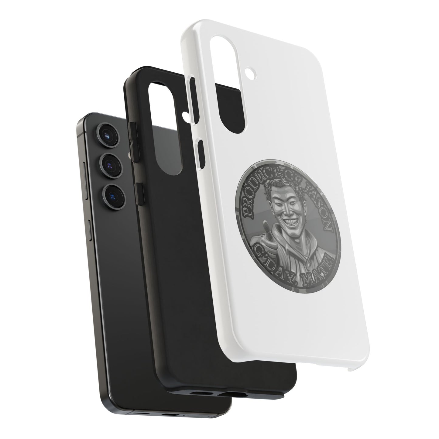 iPhone and Samsung Iron Spirit Coin Tough Phone Case - Durable Protection