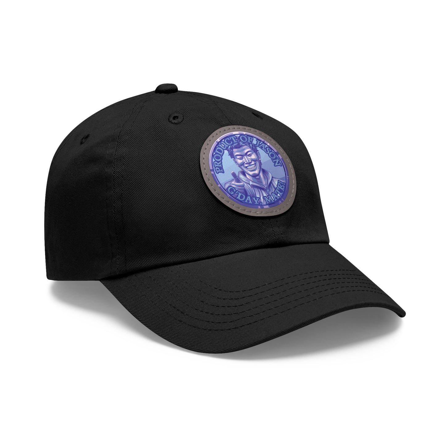 Diamond Spirit Coin Leather Patch Hat of He Who Fights With Monsters Jason Asano Diamond Coin Hat G'day Mate Product of Jason Ha ts