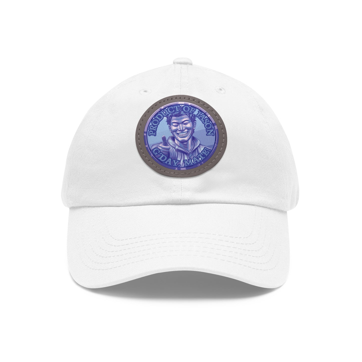 Diamond Spirit Coin Leather Patch Hat of He Who Fights With Monsters Jason Asano Diamond Coin Hat G'day Mate Product of Jason Ha ts