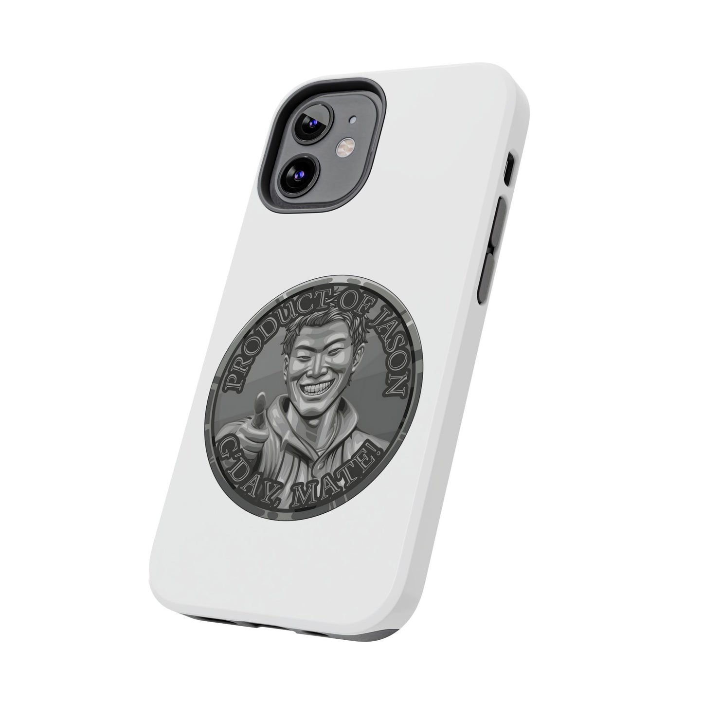 iPhone and Samsung Iron Spirit Coin Tough Phone Case - Durable Protection