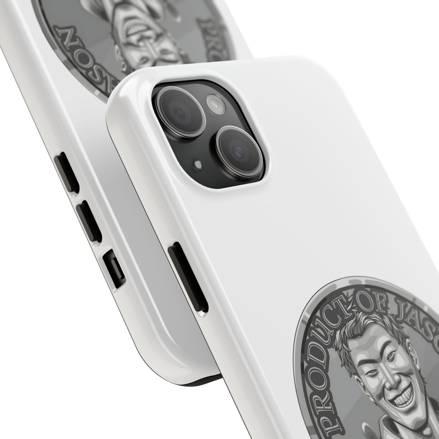 iPhone and Samsung Silver Spirit Coin Tough Phone Case - Durable Protection