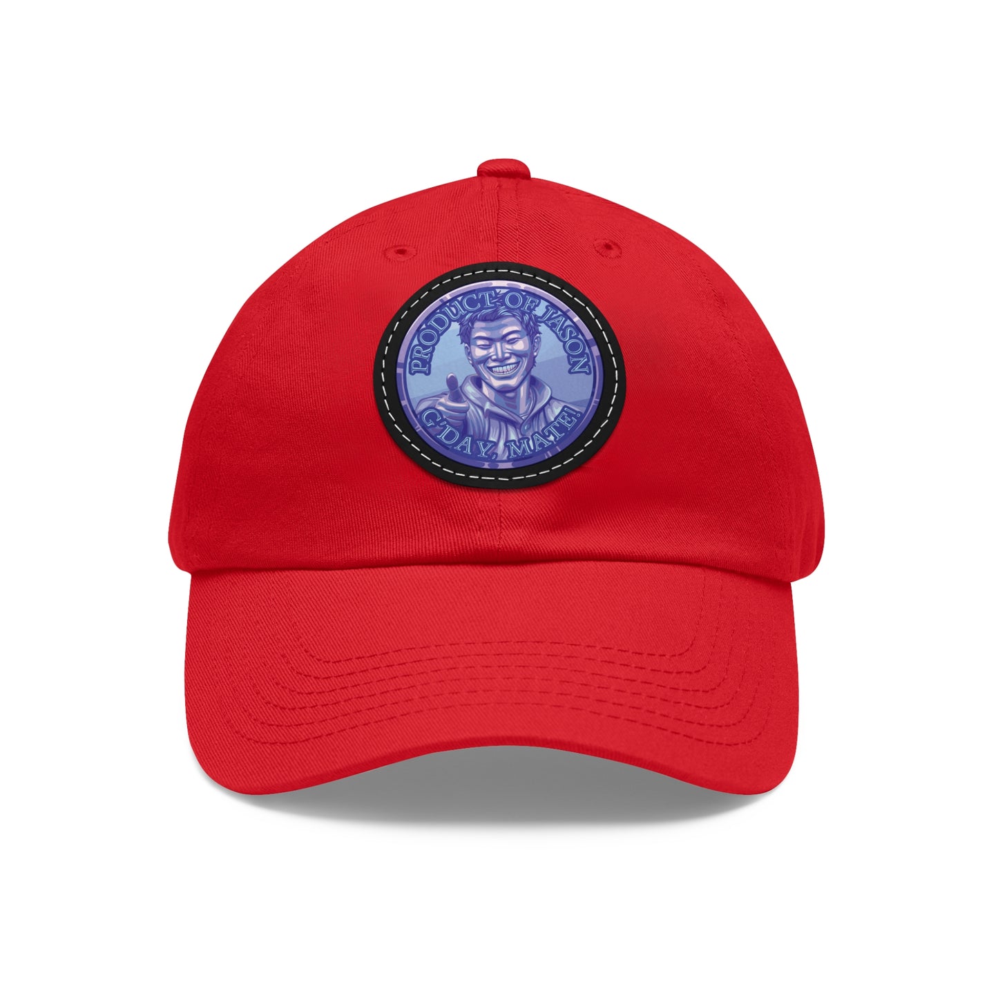 Diamond Spirit Coin Leather Patch Hat of He Who Fights With Monsters Jason Asano Diamond Coin Hat G'day Mate Product of Jason Ha ts