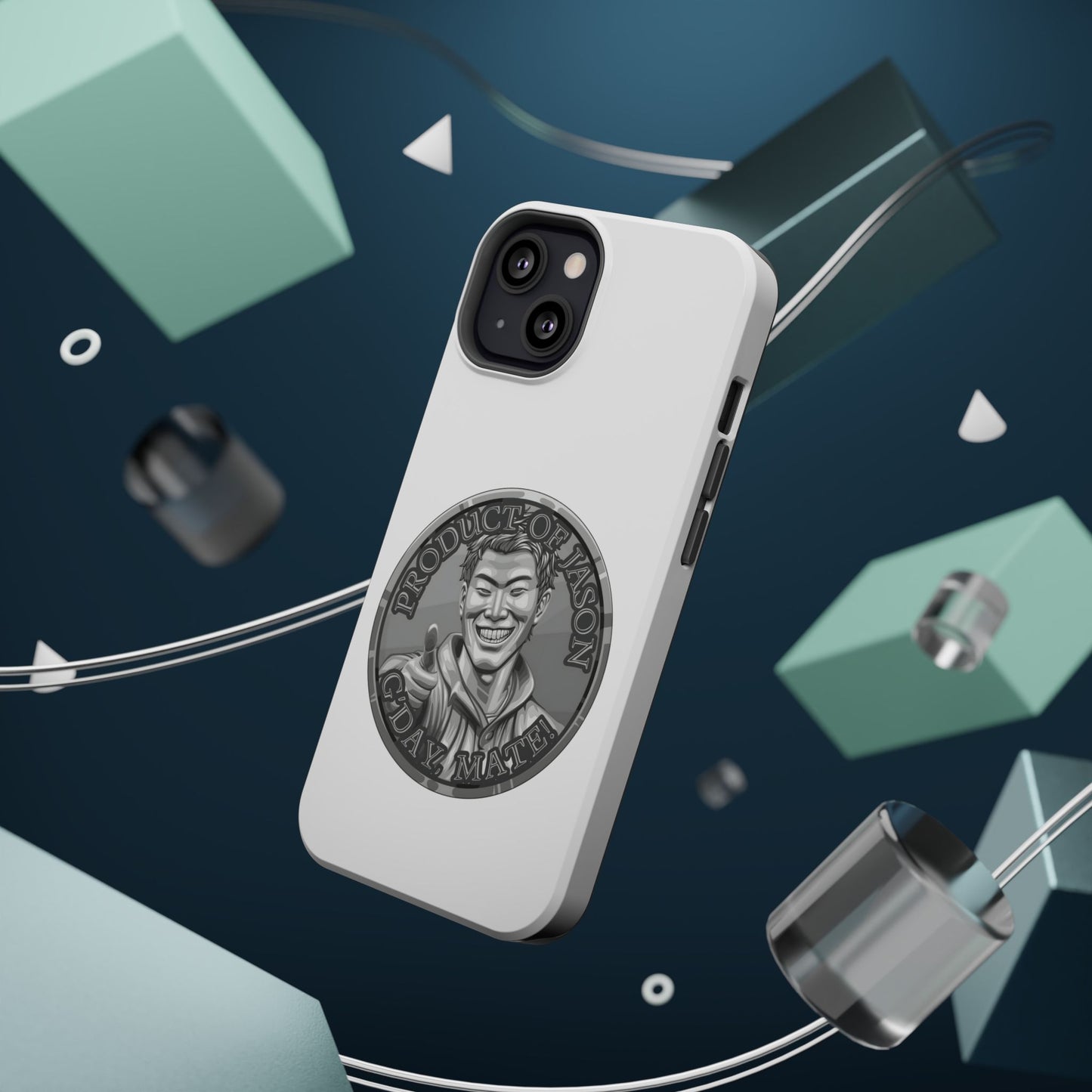 Silver Spirit Coin MagSafe Magnetic Tough Case