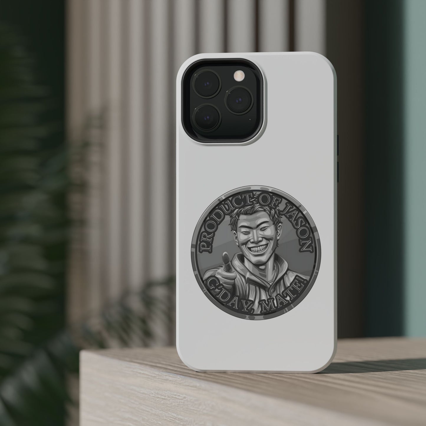 Silver Spirit Coin MagSafe Magnetic Tough Case