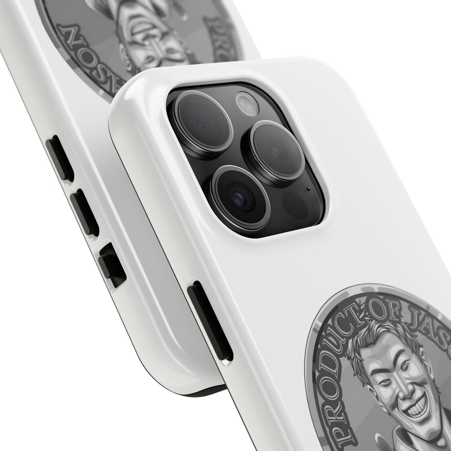 iPhone and Samsung Silver Spirit Coin Tough Phone Case - Durable Protection