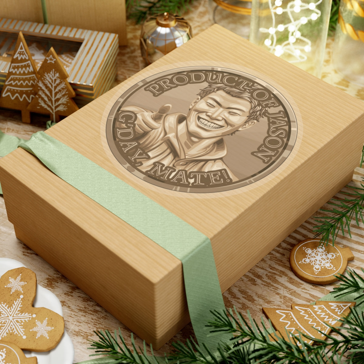 (Indoor) Bronze Spirit Coin Sticker of He Who Fights With Monsters Jason Asano Bronze Coin Sticker G'day Mate Product of Jason Sticker Bronze Rank