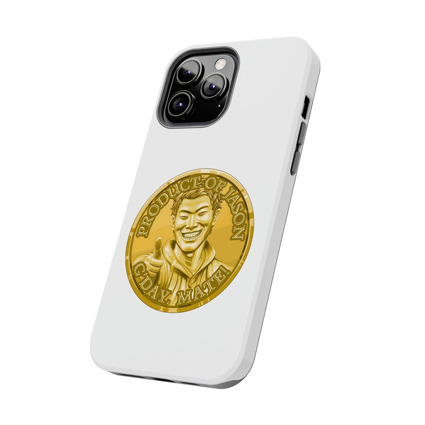 iPhone and Samsung Gold Spirit Coin Tough Phone Case - Durable Protection