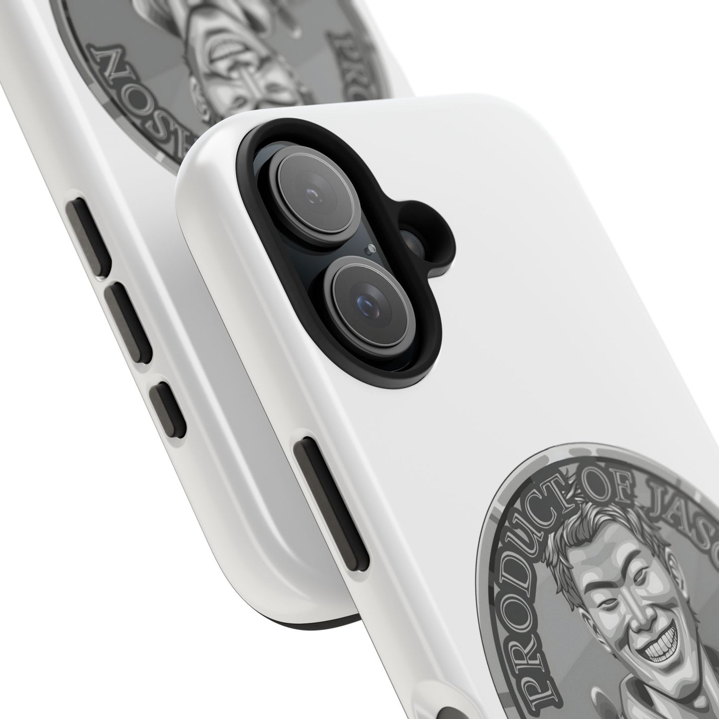 iPhone and Samsung Silver Spirit Coin Tough Phone Case - Durable Protection