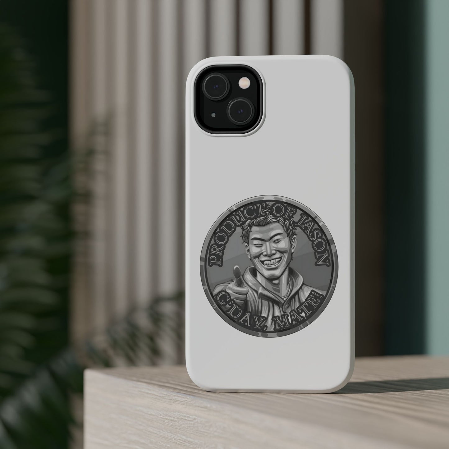 Silver Spirit Coin MagSafe Magnetic Tough Case