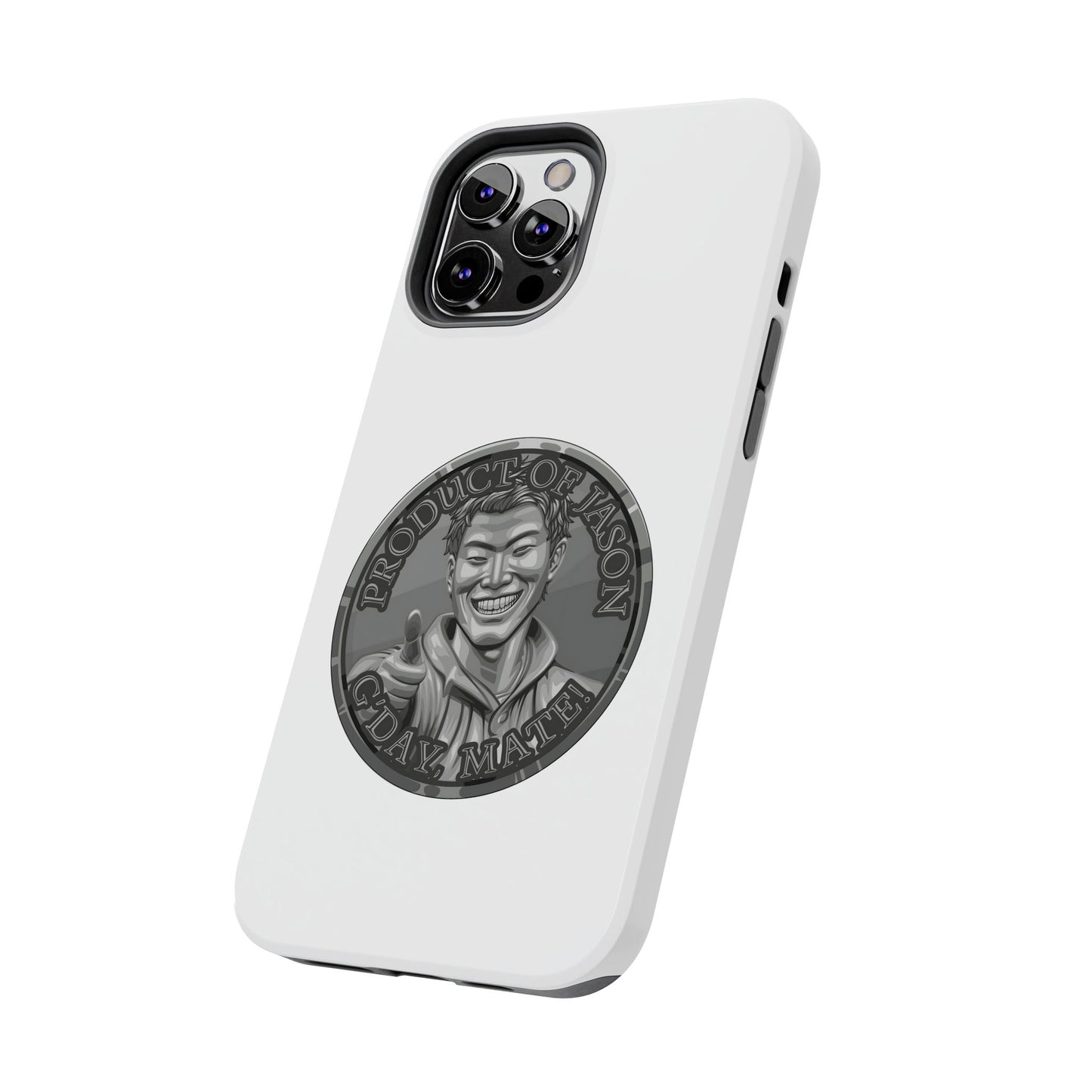 iPhone and Samsung Iron Spirit Coin Tough Phone Case - Durable Protection