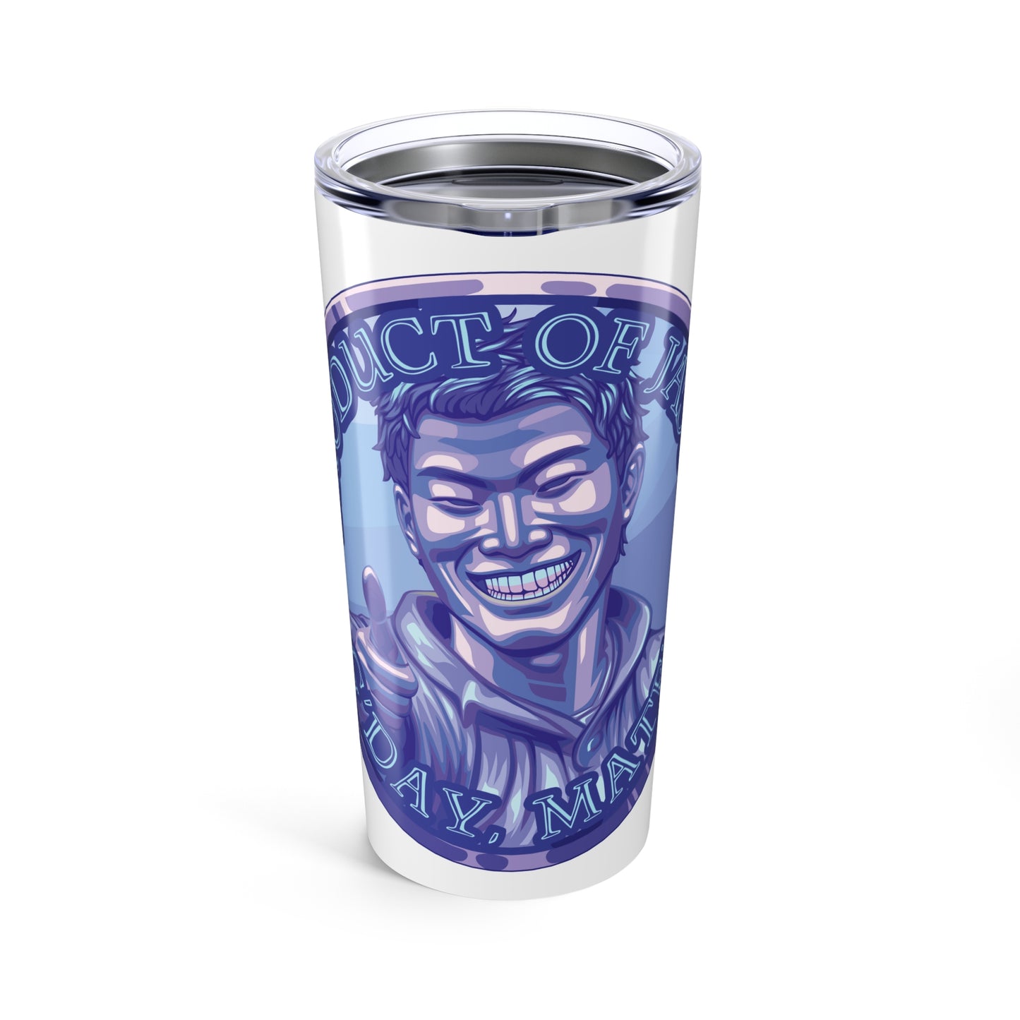 Diamond Spirit Coin Tumbler 20oz of He Who Fights With Monsters Jason Asano Diamond Coin Tumbler G'day Mate Product of Jason Tumbler